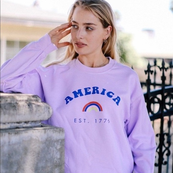 Lavander America EST Sweater - Picture 2 of 4